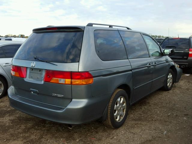 5FNRL18992B039973 - 2002 HONDA ODYSSEY EX GRAY photo 4