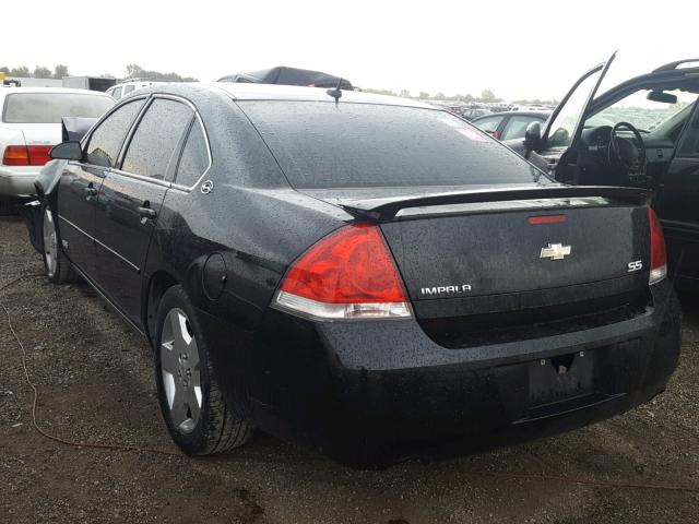 2G1WD58C369120487 - 2006 CHEVROLET IMPALA SUP 黑色 照片 3
