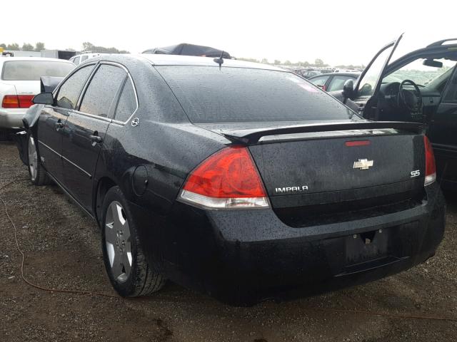 2G1WD58C369120487 - 2006 CHEVROLET IMPALA SUP BLACK photo 3