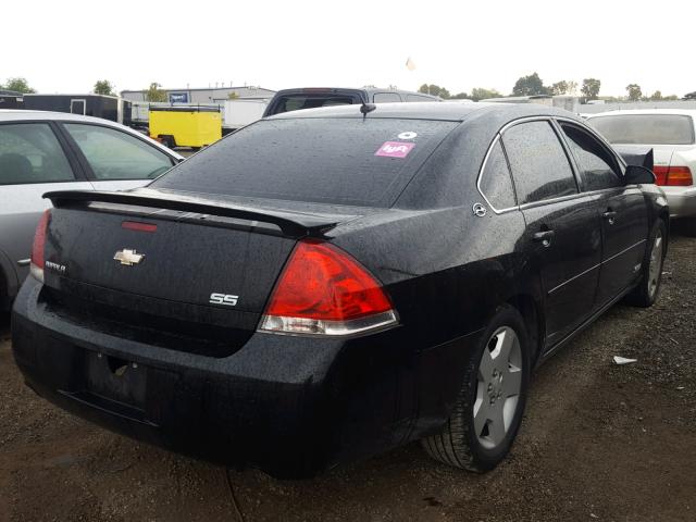 2G1WD58C369120487 - 2006 CHEVROLET IMPALA SUP 黑色 照片 4