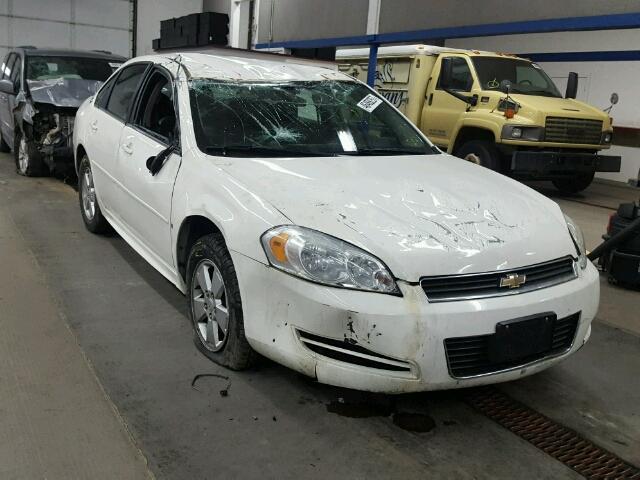 2G1WS57M391294837 - 2009 CHEVROLET IMPALA POL WHITE photo 1