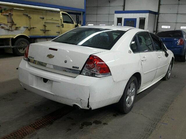 2G1WS57M391294837 - 2009 CHEVROLET IMPALA POL WHITE photo 4