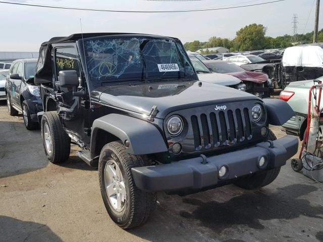 1C4AJWAG4DL587467 - 2013 JEEP WRANGLER S BLACK photo 1