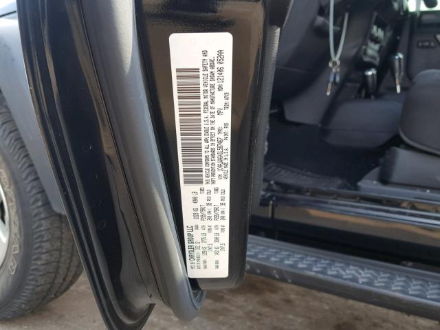 1C4AJWAG4DL587467 - 2013 JEEP WRANGLER S BLACK photo 10