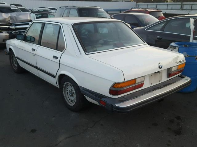 WBADK8304J9888915 - 1988 BMW 528 E AUTO WHITE photo 3