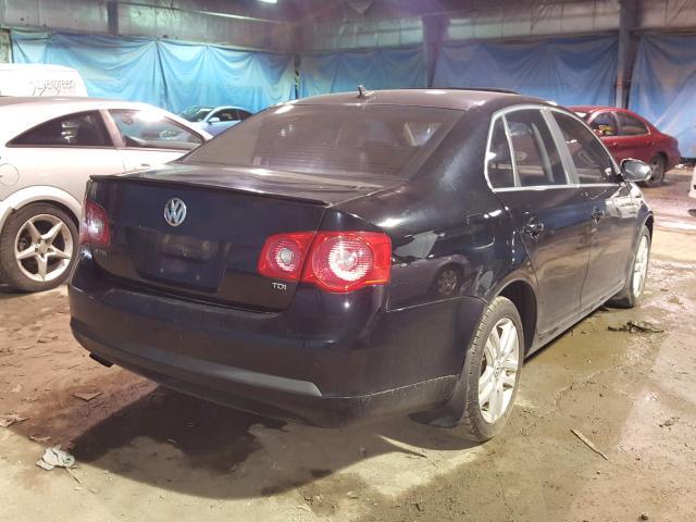 3VWCT71KX6M850945 - 2006 VOLKSWAGEN JETTA TDI BLACK photo 4