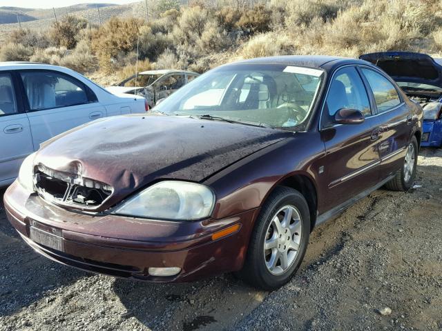 1MEFM55S31G646730 - 2001 MERCURY SABLE LS P MAROON photo 2