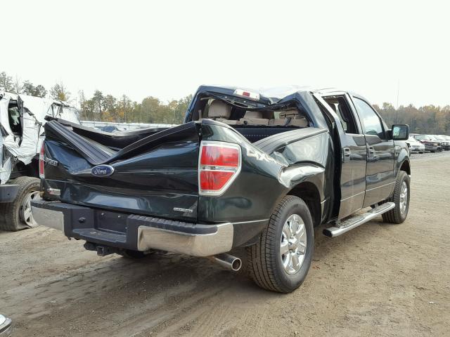 1FTFW1EF9DFB29661 - 2013 FORD F150 SUPER BLACK photo 4