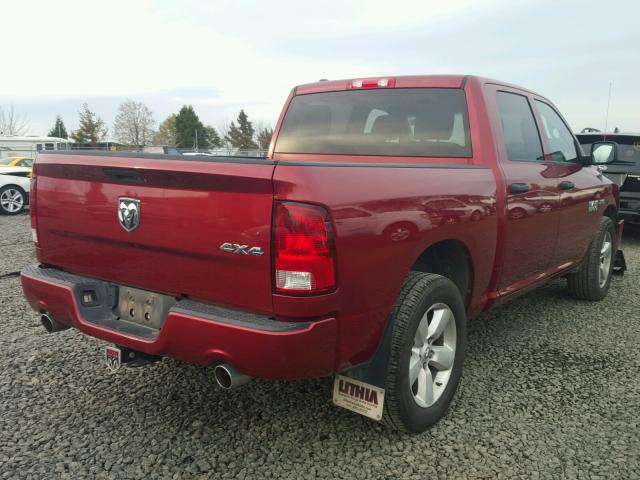 1C6RR7KT7DS576540 - 2013 RAM 1500 ST BURGUNDY photo 4