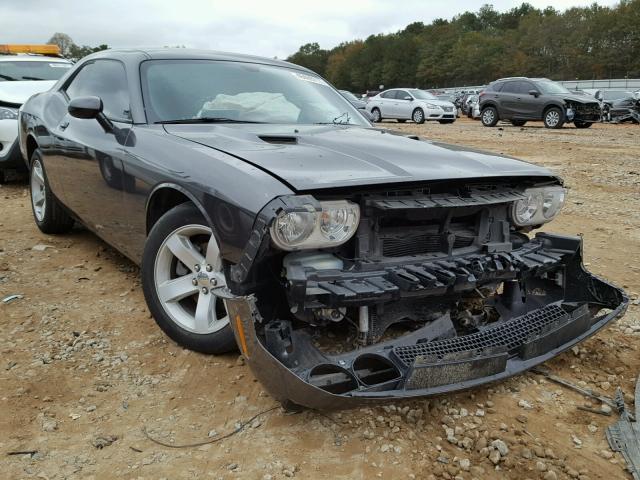 2C3CDYAG7EH299652 - 2014 DODGE CHALLENGER GRAY photo 1