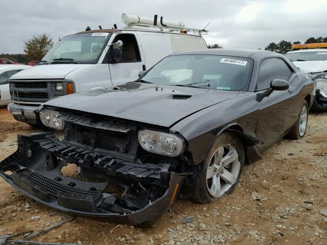 2C3CDYAG7EH299652 - 2014 DODGE CHALLENGER GRAY photo 2