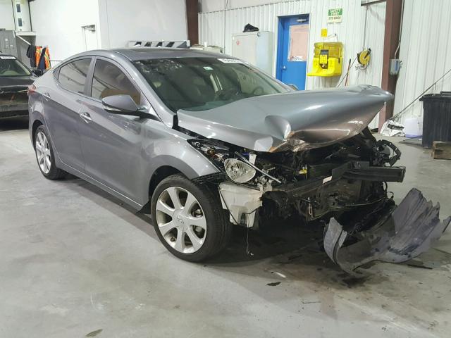 5NPDH4AE4DH223257 - 2013 HYUNDAI ELANTRA GL GRAY photo 1