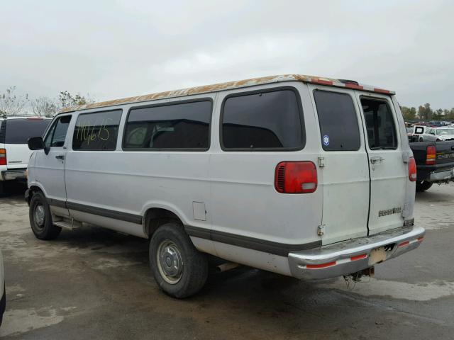 2B5WB35Z1VK537472 - 1997 DODGE RAM WAGON WHITE photo 3