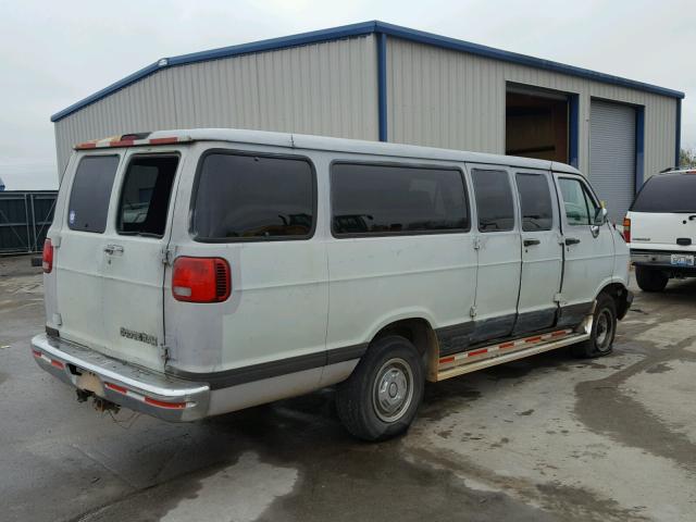 2B5WB35Z1VK537472 - 1997 DODGE RAM WAGON WHITE photo 4