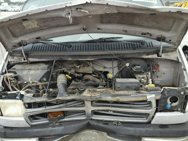 2B5WB35Z1VK537472 - 1997 DODGE RAM WAGON WHITE photo 7