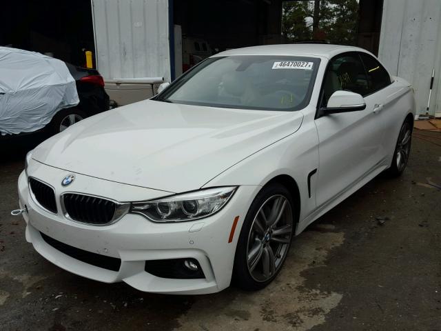 WBA3T3C57G5A42417 - 2016 BMW 435 I WHITE photo 2