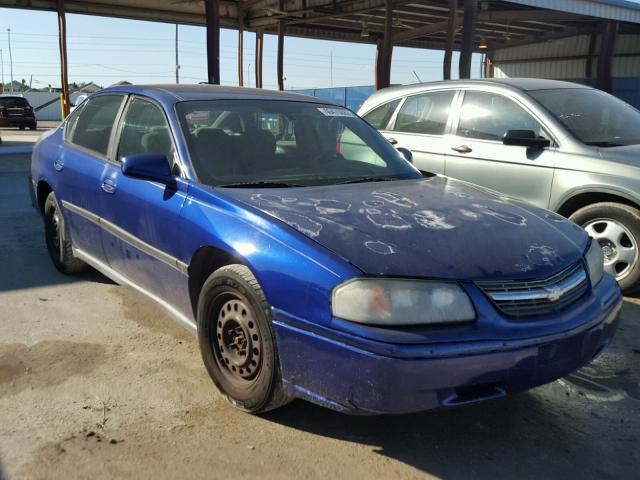 2G1WF52E659287395 - 2005 CHEVROLET IMPALA BLUE photo 1