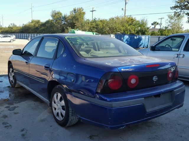 2G1WF52E659287395 - 2005 CHEVROLET IMPALA 蓝色 照片 3