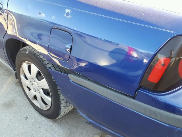 2G1WF52E659287395 - 2005 CHEVROLET IMPALA BLUE photo 9