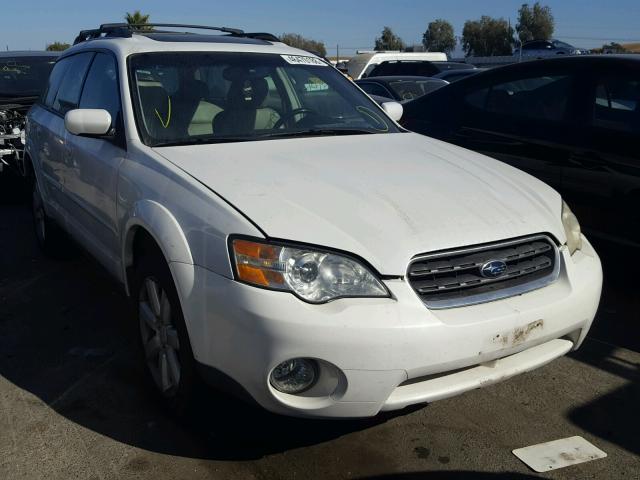 4S4BP62C067306805 - 2006 SUBARU LEGACY OUT WHITE photo 1