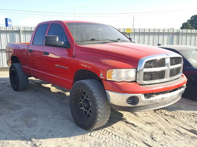 3D7KU28C84G239052 - 2004 DODGE RAM 2500 S RED photo 1