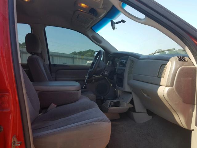 3D7KU28C84G239052 - 2004 DODGE RAM 2500 S RED photo 5