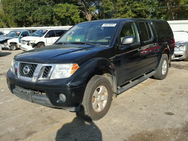 1N6AD0EV6CC420407 - 2012 NISSAN FRONTIER S BLACK photo 2