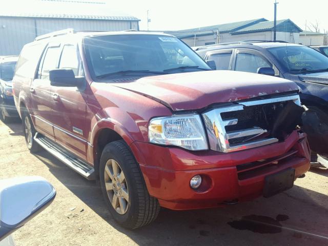 1FMFK16528LA52698 - 2008 FORD EXPEDITION RED photo 1