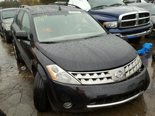 JN8AZ08T16W416450 - 2006 NISSAN MURANO SL BLACK photo 1