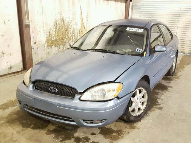 1FAFP56UX7A218213 - 2007 FORD TAURUS SEL BLUE photo 2