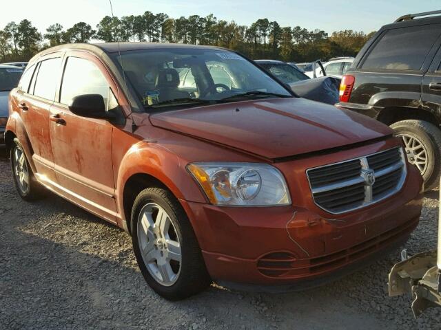 1B3HB48A69D172204 - 2009 DODGE CALIBER SX ORANGE photo 1