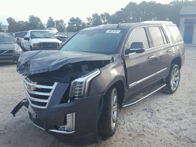 1GYS4CKJ7HR285575 - 2017 CADILLAC ESCALADE P CHARCOAL photo 2