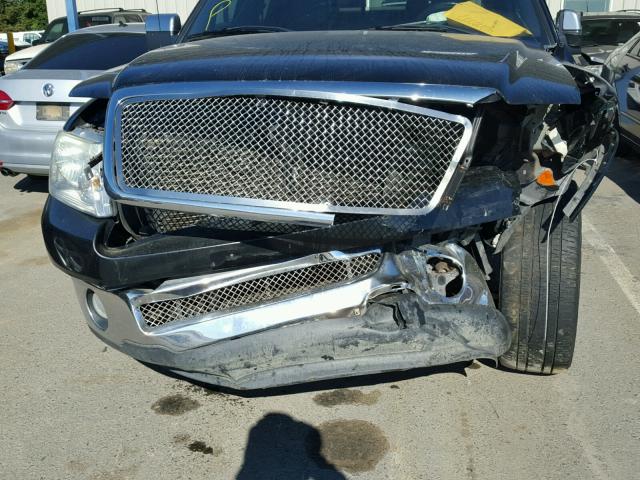 1FTPW12506KD96441 - 2006 FORD F150 SUPER BLACK photo 7