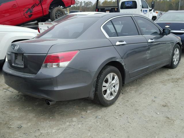 1HGCP26408A129507 - 2008 HONDA ACCORD LXP GRAY photo 4