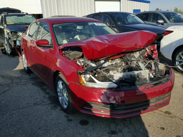 3VW2B7AJ5HM271922 - 2017 VOLKSWAGEN JETTA S RED photo 1