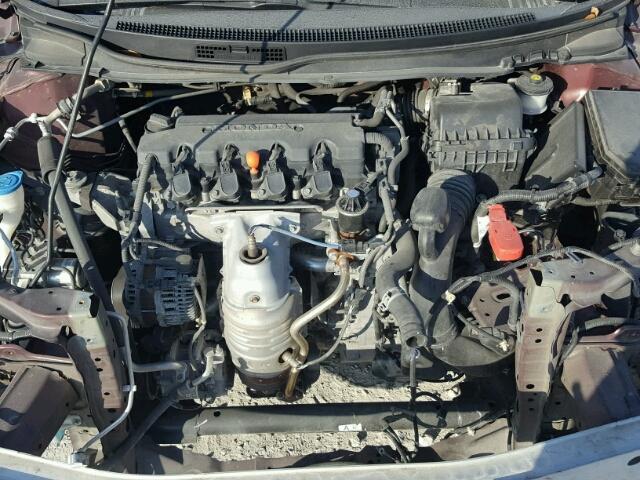 19XFB2F95DE076669 - 2013 HONDA CIVIC EXL MAROON photo 7