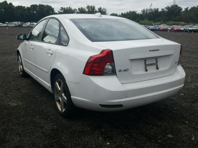 YV1MS390082373176 - 2008 VOLVO S40 2.4I WHITE photo 3