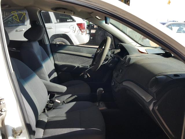 KL1TD56647B047614 - 2007 CHEVROLET AVEO BASE Ақ фото 5