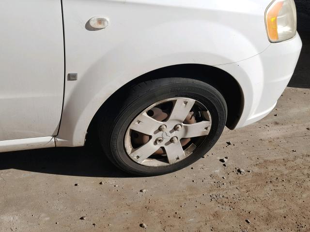 KL1TD56647B047614 - 2007 CHEVROLET AVEO BASE Ақ фото 9