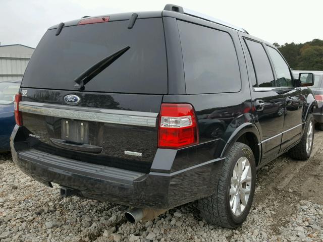 1FMJU1KT2FEF49230 - 2015 FORD EXPEDITION BLACK photo 4