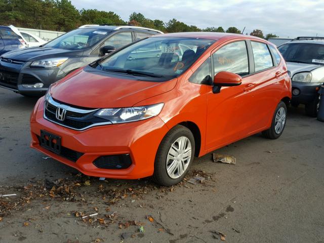 3HGGK5H48JM703214 - 2018 HONDA FIT LX ORANGE photo 2