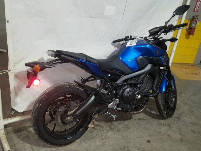 JYARN33E6GA009626 - 2016 YAMAHA FZ09 BLUE photo 4