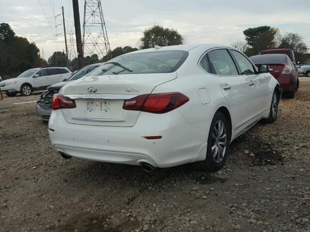 JN1BY1PP4FM600518 - 2015 INFINITI Q70L 3.7 WHITE photo 4