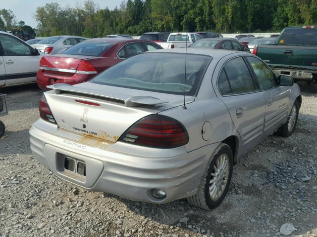 1G2NF52T4YC511816 - 2000 PONTIAC GRAND AM S GRAY photo 4