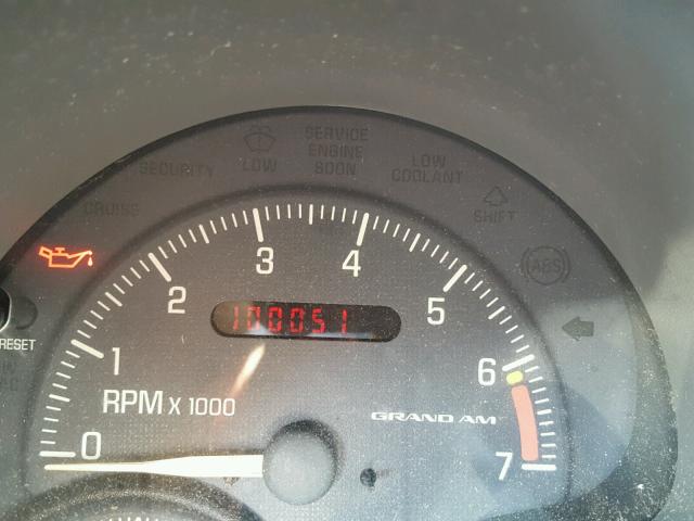 1G2NF52T4YC511816 - 2000 PONTIAC GRAND AM S GRAY photo 8