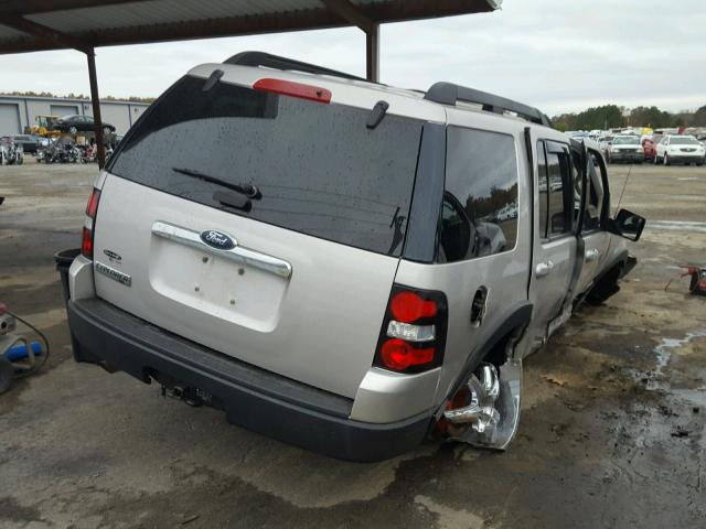 1FMEU63E47UA36356 - 2007 FORD EXPLORER X GRAY photo 4