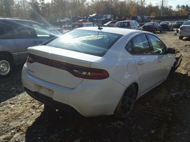 1C3CDFAA3FD410860 - 2015 DODGE DART SE WHITE photo 4