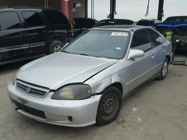 1HGEJ824XYL120644 - 2000 HONDA CIVIC EX 银色 照片 2