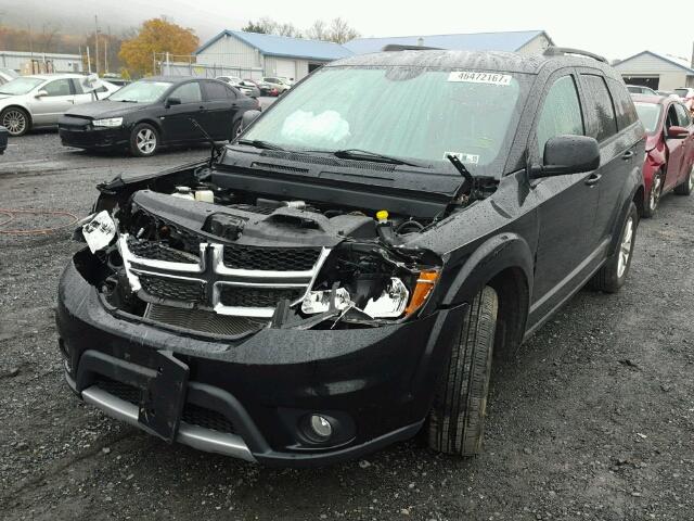 3C4PDDBG8FT651229 - 2015 DODGE JOURNEY SX BLACK photo 2