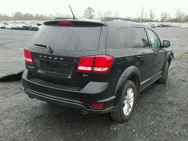 3C4PDDBG8FT651229 - 2015 DODGE JOURNEY SX BLACK photo 4